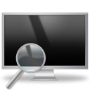 Zoom magnifier magnify loupe search find glass magnifying computer look eye hardware