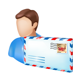 Email contact accounting mail