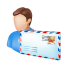 Email contact accounting mail
