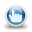 Glossy blue 3d orbs