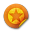 Orange sticker badges