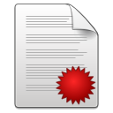Mimetypes doc file document seal paper