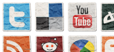 Vintage Icon Set For Bloggers